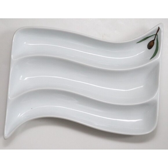 Artland Olive Bar Appetizer‎ Collection Ceramic Charcuterie Tray - Picture 1 of 6